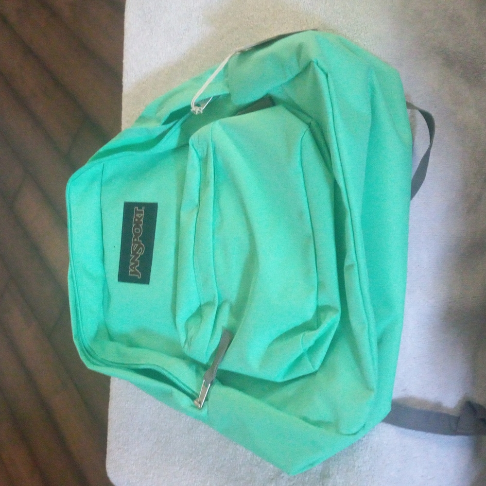 Jansport " Seafoam Green " Backpack